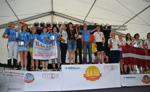 Zawodniczki KGHM Team Poland Nordic Walking drużynowymi Wicemistrzyniami Świata!  - 10